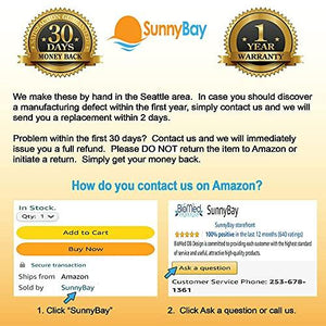 SunnyBay Pain Relief Microwavable Neck Wrap - Hands-Free Moist Heating Pad, Heated Neck Wrap & Pillow in One - Microwave Heating Pad for Neck & Shoulders (Cotton Blue)