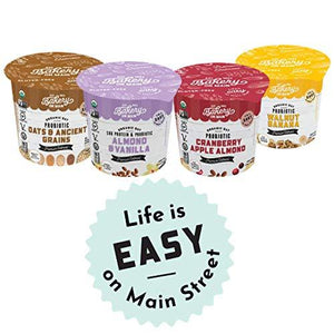 Bakery On Main, USDA Organic,10g - Almond & Vanilla, 1.9oz (Pack of 6)