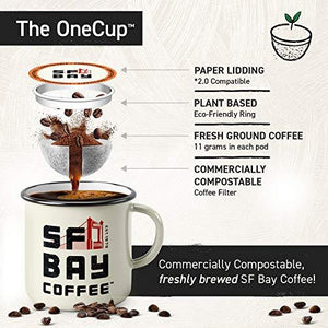 SF Bay Coffee OneCUP Organic Rainforest Blend 120 Ct