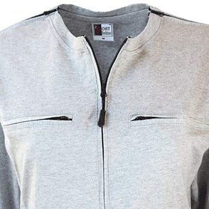 Easy Port Access Chemo Shirt - Best Gift for Cancer Patients (Large, Grey)