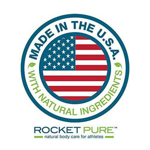 Rocket Pure 3 Ounce Natural SPF 30 Sunscreen. EWG Rated. Broad Spectrum UVA/UVB Protection, Non-Nano Zinc Oxide. Fragrance-Free and Chemical Free.
