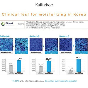 Kallirrhoe Houttuynia cordata Calming Moisture Ampoule 30ml | Soothing | Hydrating | cosmos organic | vegan | ewg verified | cert clean | clean certified | Korean Skin Care