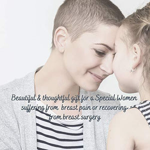 TrueSooth Post Breast Surgery Recovery Hot Cold Breast Therapy Packs, with Bra Straps. 4 Reusable Gel Heat / Ice Packs for Mastectomy Recovery, Lumpectomy, Breast Augmentation, Reduction or Implants