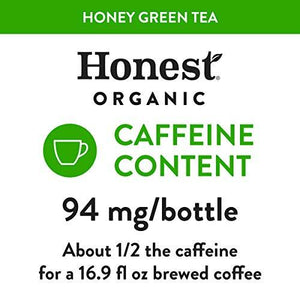 Honest Tea Organic Fair Trade Honey Green Gluten Free, 16.9 Fl. Oz, 12 Pack