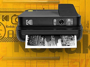 KODAK Smile Classic Digital Instant Camera for 3.5 x 4.25 Zink Photo Paper - Bluetooth, 16MP Pictures (Blue)