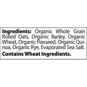 Better Oats Organic Instant Hot Cereal with Flax, Bare, 11.8 Ounce (Pack of 6)