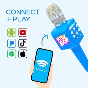 Kidz Bop Kids Karaoke Microphone, Hit Music Brand for Kids, Gift for Girls and Boys 3, 4, 5, 6, 7+, Years Old