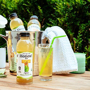 Honest Tea Organic Fair Trade Honey Green Gluten Free, 16.9 Fl. Oz, 12 Pack