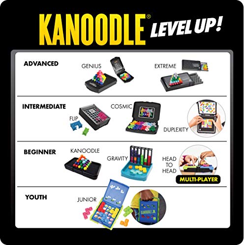 Kanoodle Extreme Puzzle Game, Brain Teaser Game for Adults, Teens & Kids,  2-D 