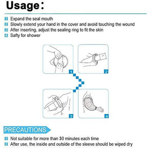 PICC Line Shower Half Arm, Reusable Waterproof Cover
