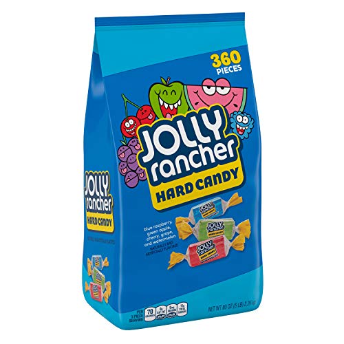 JOLLY RANCHER Assorted Fruit Flavored Hard Candy 5lb Bag (360 Pieces)