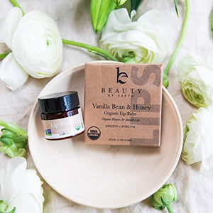 Organic Lip Scrub Vanilla - Lip Scrubs Exfoliator & Moisturizer, Lip Exfoliator Scrub, Sugar Lip Scrubs, Lip Sugar Scrub, Lip Care Products for Chapped Lips, Lip Scrubber, Lip Moisturizer for Dry Lips