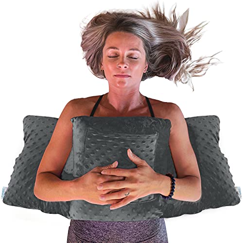 Bilot Post Mastectomy Pillow, Post Surgery Chest Protection Pillow for  Breast Reduction Surgery with Front and Back Pockets, Washable Cover -  Black 