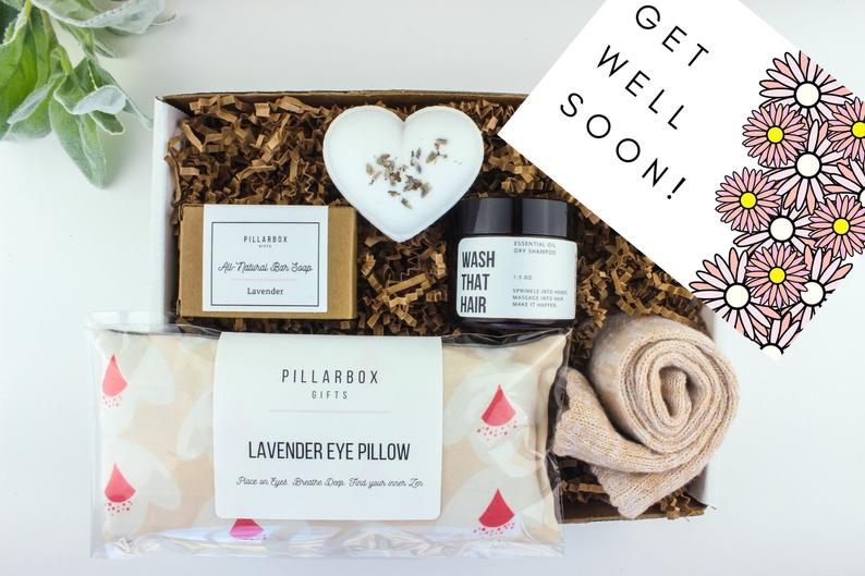 Get Well Soon Spa Gift Box for Her
