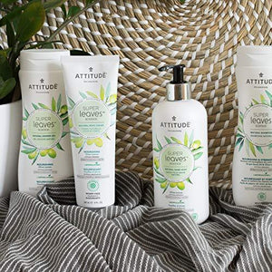 ATTITUDE Super Leaves, Hypoallergenic Hand Soap, Olive Leaves, 16 Fluid Ounce