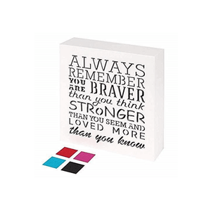 Kauza Inspirational Wall Plaque