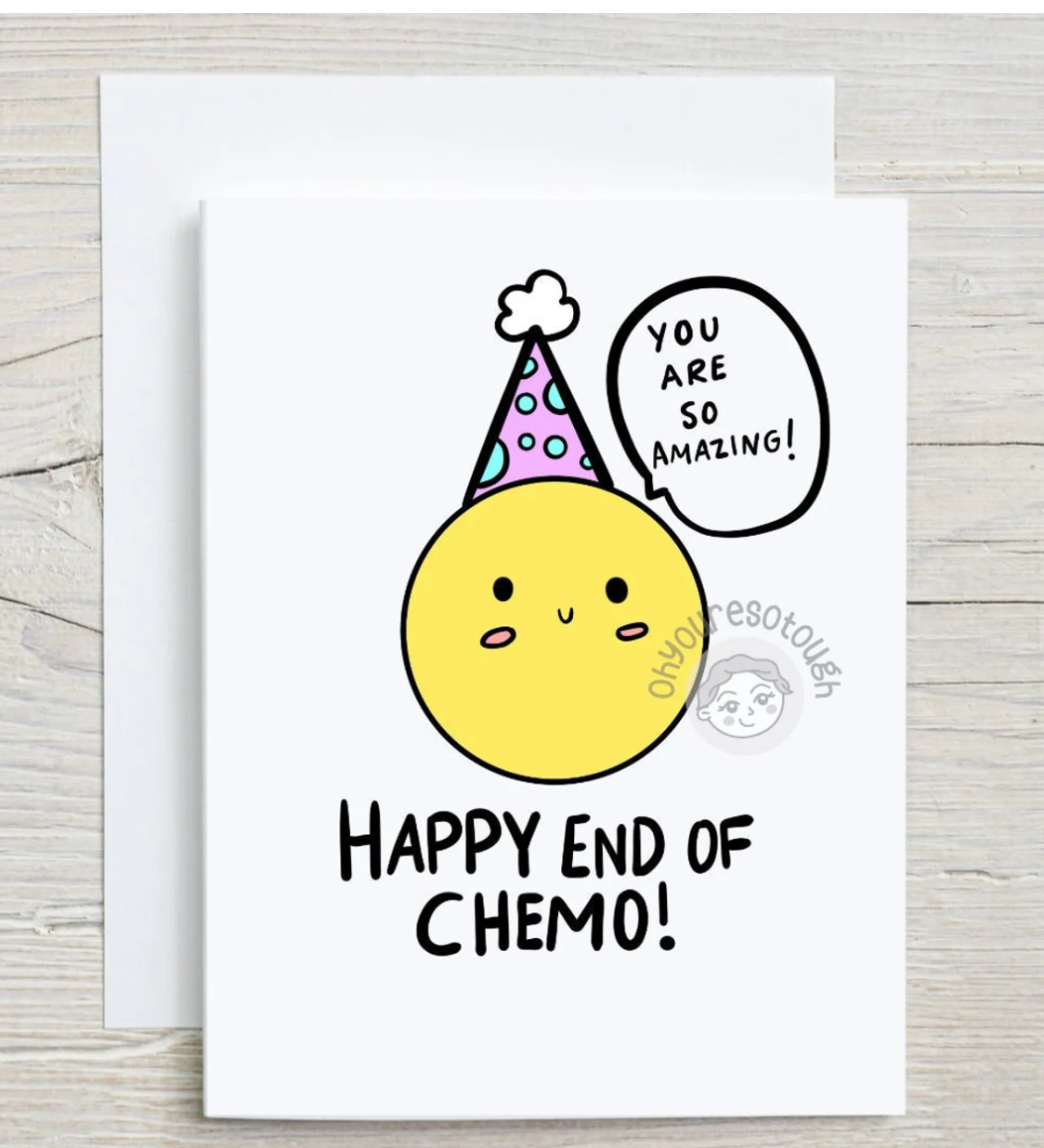 End of Chemo Card - End of Chemo Celebration - Cancer Card