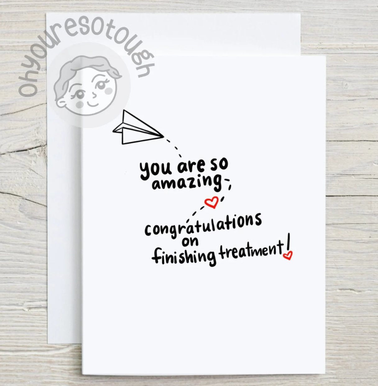End of Chemo Card - Cute End of Chemo Congratulations Card