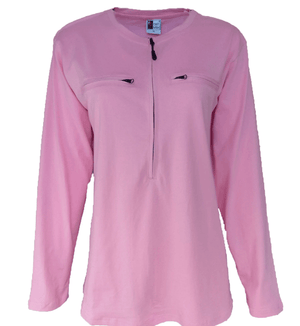 Women's long sleeve 5 zipper Easy Port Access Chemo Shirt - Best Gift for Cancer Patients…