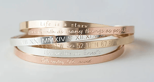 Cuff Bracelet,Gold,Rose,Silver Bracelet, Inspirational Bracelet, Engraved Bracelet,Personalized Bracelet,Monogram Bracelet