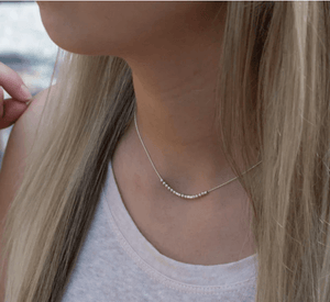 I Am the Storm Necklace, Survivor Necklace, Motivational Jewelry, Morse Code Jewelry, Inspirational Gift for Her, Sterling Silver, Gold Fill