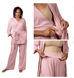 Post Surgery Pajamas (Alt. to Hospital Gown), Breast Cancer Gift for Mastectomy Surgery, Cancer Care Package for Women, Hysterectomy Gift