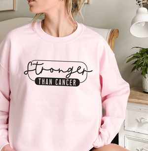 Stronger Than Cancer, Cancer Sweatshirt, Family Cancer Sweatshirt, Cancer Survivor Sweatshirt, Cancer Warrior, Breast Cancer Sweatshirt