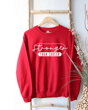 Stronger Than Cancer, Cancer Sweatshirt, Family Cancer Sweatshirt, Cancer Survivor Sweatshirt, Cancer Warrior, Breast Cancer Sweatshirt