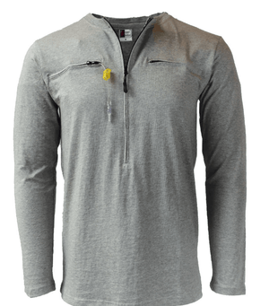 Men's 5 zipper Easy Port Access Chemo Shirt - Best Gift for Cancer Patients