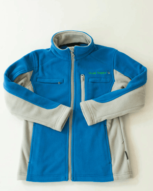 Girl's Cozy Fleece Chemotherapy Jacket - Blue- Chemo Cozy