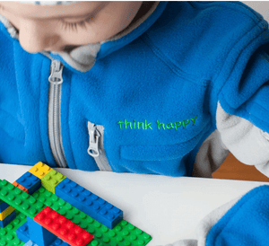 Girl's Cozy Fleece Chemotherapy Jacket - Blue- Chemo Cozy