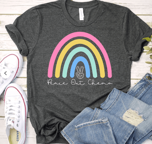 Peace Out Chemo - Women With Cancer, Funny Chemo Gift, Funny Cancer Chemo Shirt, Cancer Survivor Shirt, Breast Cancer Awareness, Chemo Shirt