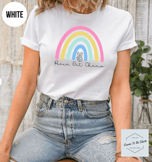 Peace Out Chemo - Women With Cancer, Funny Chemo Gift, Funny Cancer Chemo Shirt, Cancer Survivor Shirt, Breast Cancer Awareness, Chemo Shirt