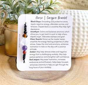 Empath protection caregiver bracelet