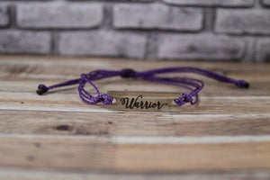 Warrior - Thyroid Cancer Awareness Adjustable Charm Bracelet Pack