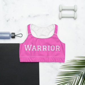 Breast Cancer Warrior Cupless Sports Bra Yoga Bra