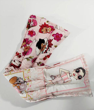 Rice-flax seed therapeutic heating-cooling neck wrap