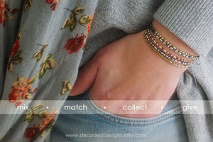 Breast Cancer Awareness - Custom Morse Code Bracelet