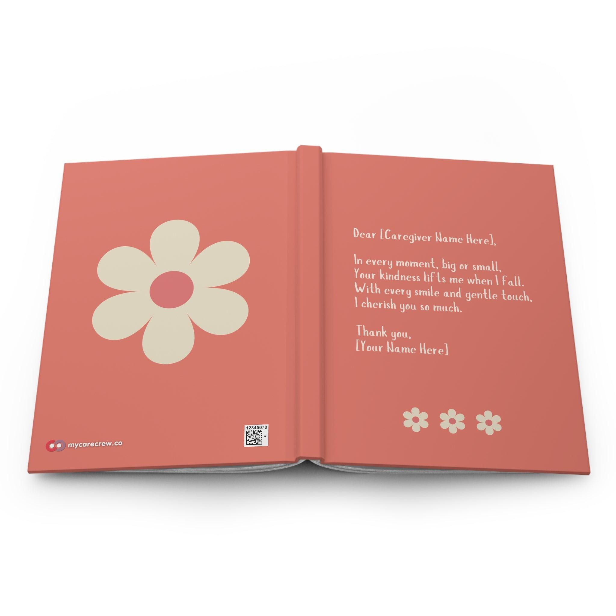 Journaling Thank Caregiver Thank You Journal - Show Appreciation | My CareCrew