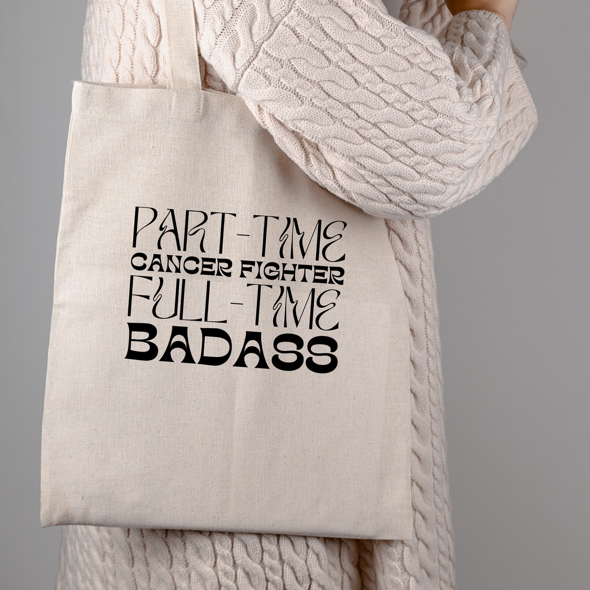 Badass Fighter Tote Bag