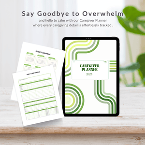 Caregiver Planner 2025 – Stay Organized & Support Loved Ones with Confidence