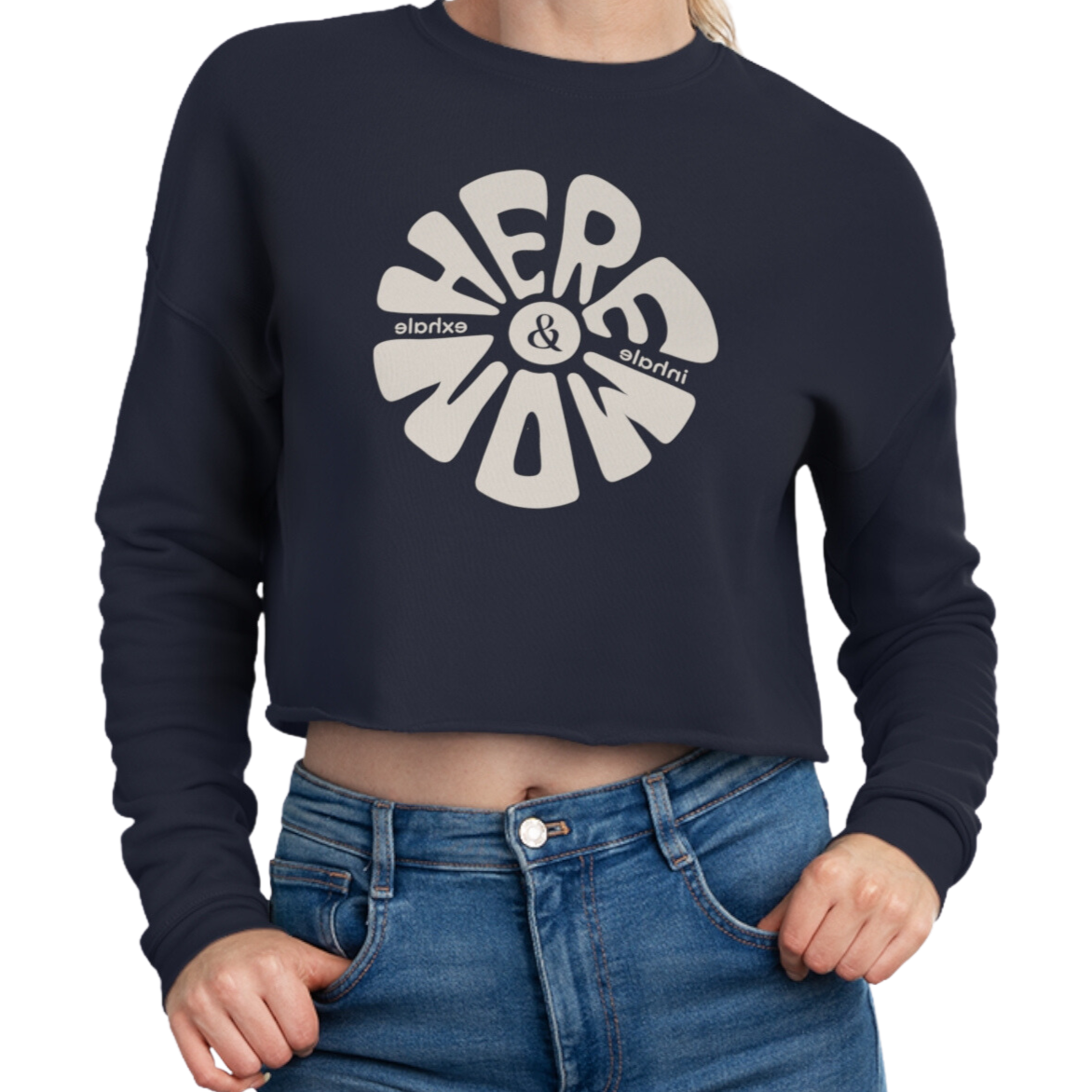 Here &amp; Now Cropped Sweatshirts