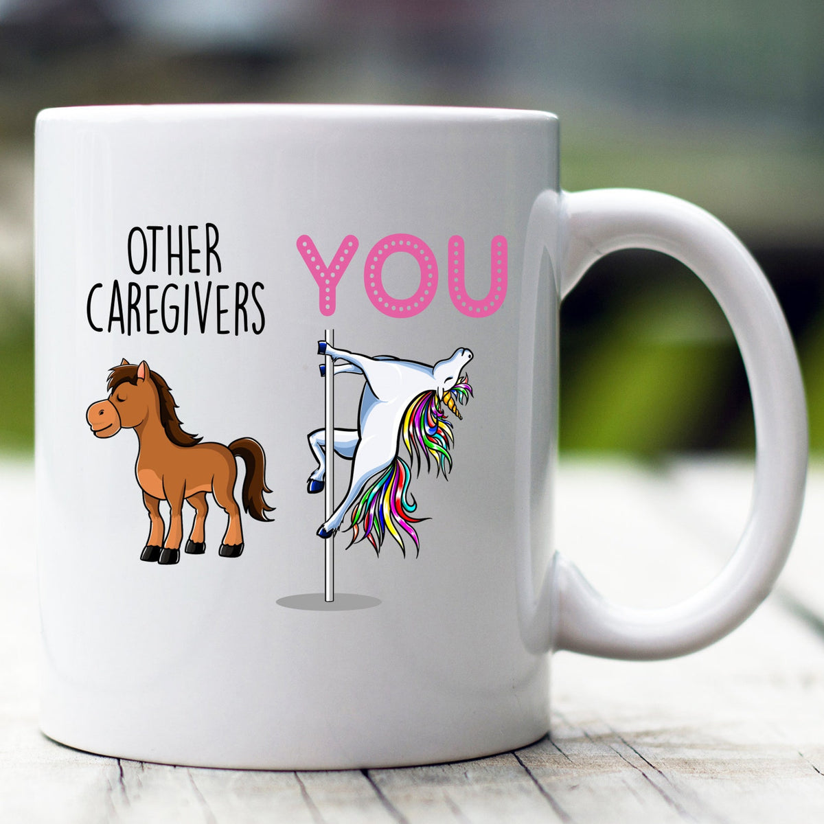 Caregiver Funny Unicorn Mug - My CareCrew