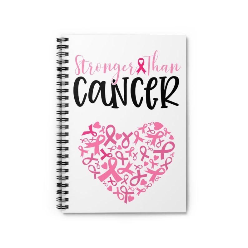 Stronger than Cancer Spiral Notebook