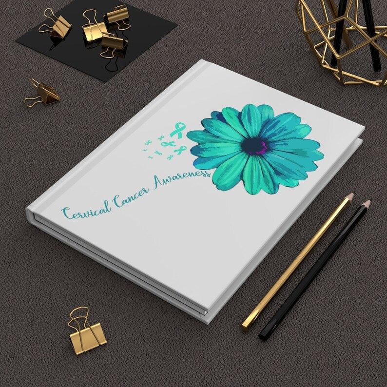 Cervical Cancer Gift, Hardcover Journal Matte