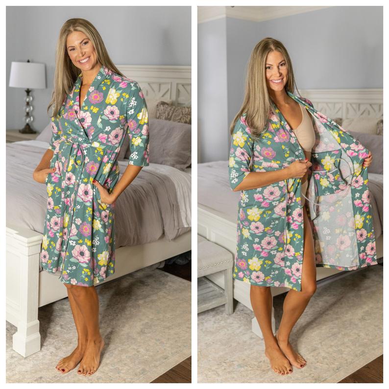 Post Surgery Recovery Hospital Gown / Mastectomy / Breast Cancer