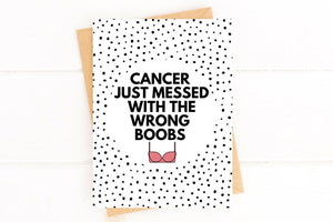 Breast Cancer Gifts Funny Cancer Card