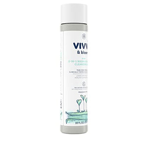 VIVVI & BLOOM Gentle 2-in-1 Baby Wash & Shampoo Cleansing Gel, Leaves Sensitive Skin Feeling Healthy & Moisturized, Fragrance-Free, Formulated Without sulfates, paraben, & Dyes, 10 fl. Oz