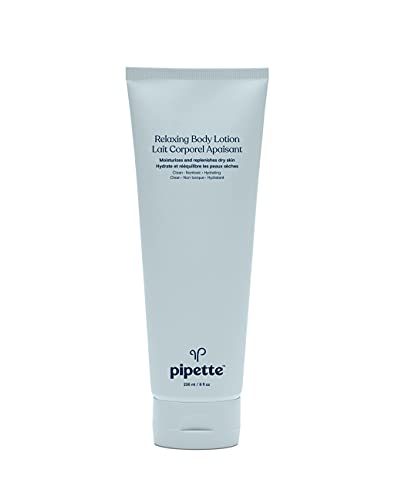 Pipette Relaxing Body Lotion - Plant-derived Moisturizing Squalane, Aromatherapeutic Citrus &amp; Geranium, Ideal Pregnant Mom Gifts or Pregnancy Must Haves, 8 fl oz