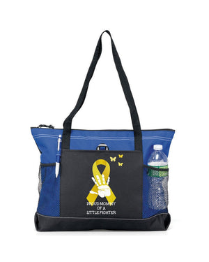Personalized Pediatric Cancer, Little Fighter Tote Bag